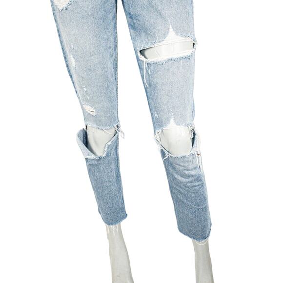 GRLFRND $215 Karolina High Rise Straight Crop Jeans A little more love Size 26 - Picture 10 of 12